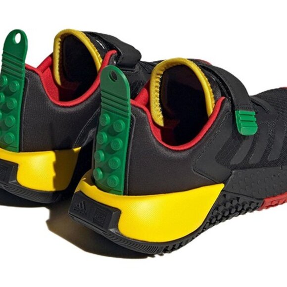 Adidas Sport DNA x LEGO Sneakers | Low Tops | 'Black Red' style | Size 3 - Picture 3 of 6